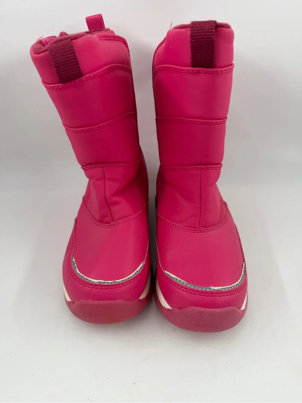 Lands End Girl’s Pink Insulated-SZ 13C M- Winter Snow Boots